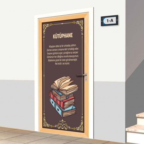 Kapı Giydirme - Kütüphane - K1058