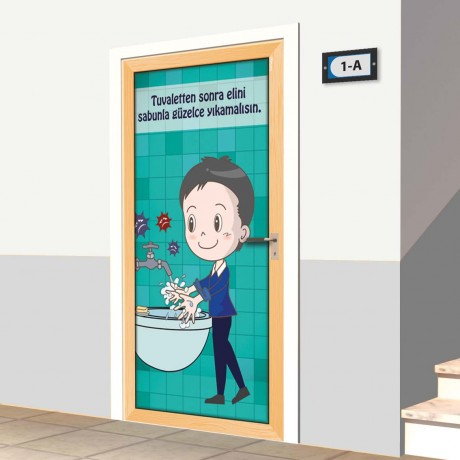 Kapı Giydirme - Erkek Öğrenci Tuvaleti - K1096