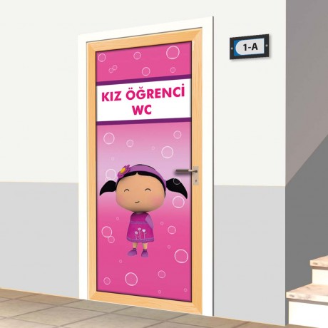 Kapı Giydirme - Kız Öğrenci WC - K1100