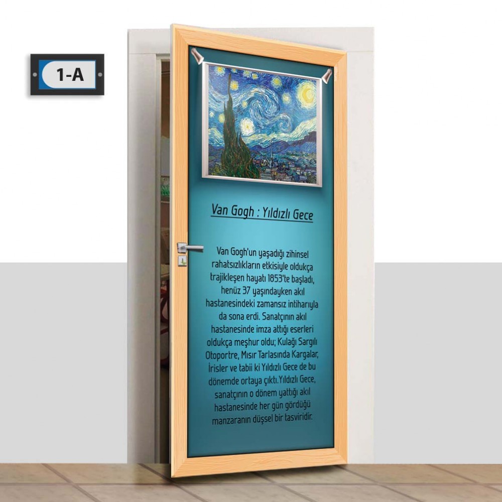 Kapı Giydirme - Van Gogh - K1147