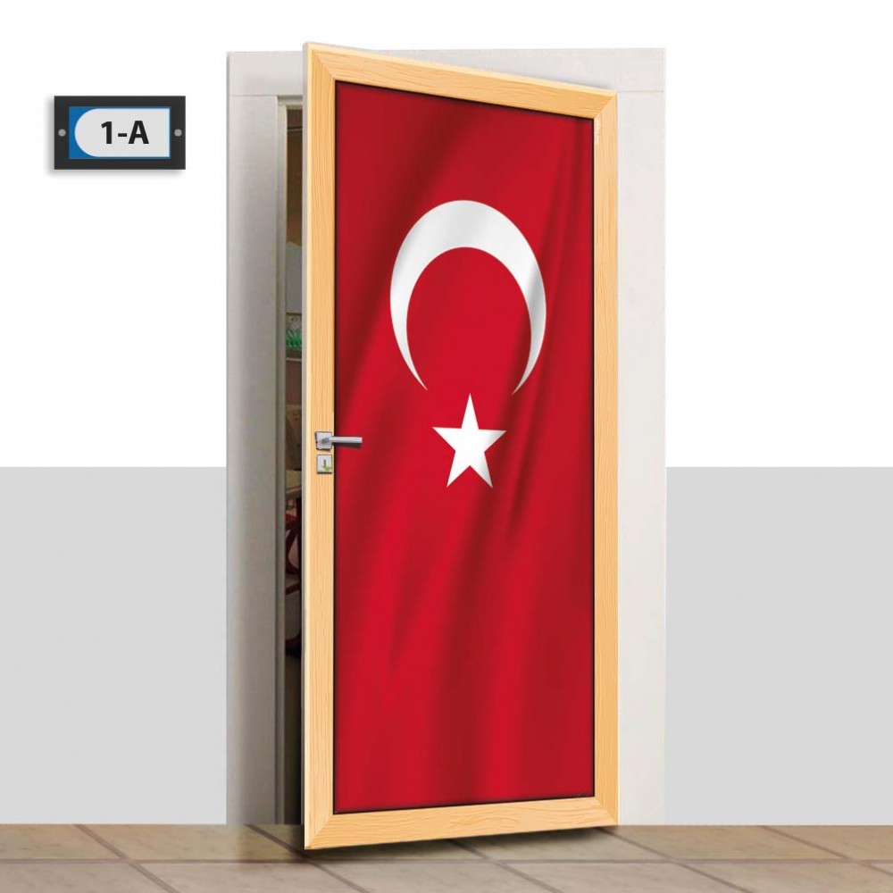 Kapı Giydirme - Türk Bayrağı - K1187