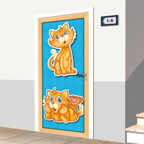 Kapı Giydirme - Kedi - K406
