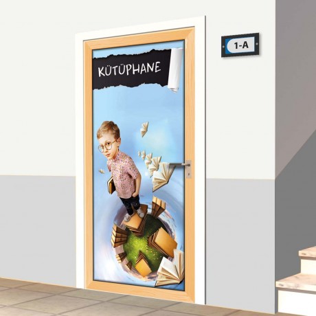 Kapı Giydirme - Kütüphane - K418
