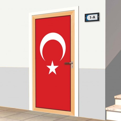 Kapı Giydirme - Türk Bayrağı - K437