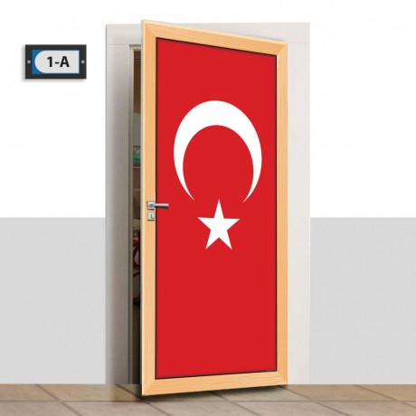 Kapı Giydirme - Türk Bayrağı - K437