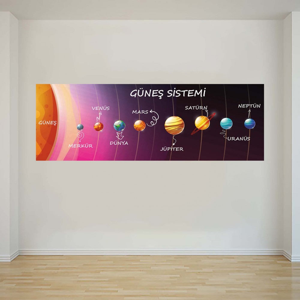 Güneş Sistemi - Okul Posteri - PO1010