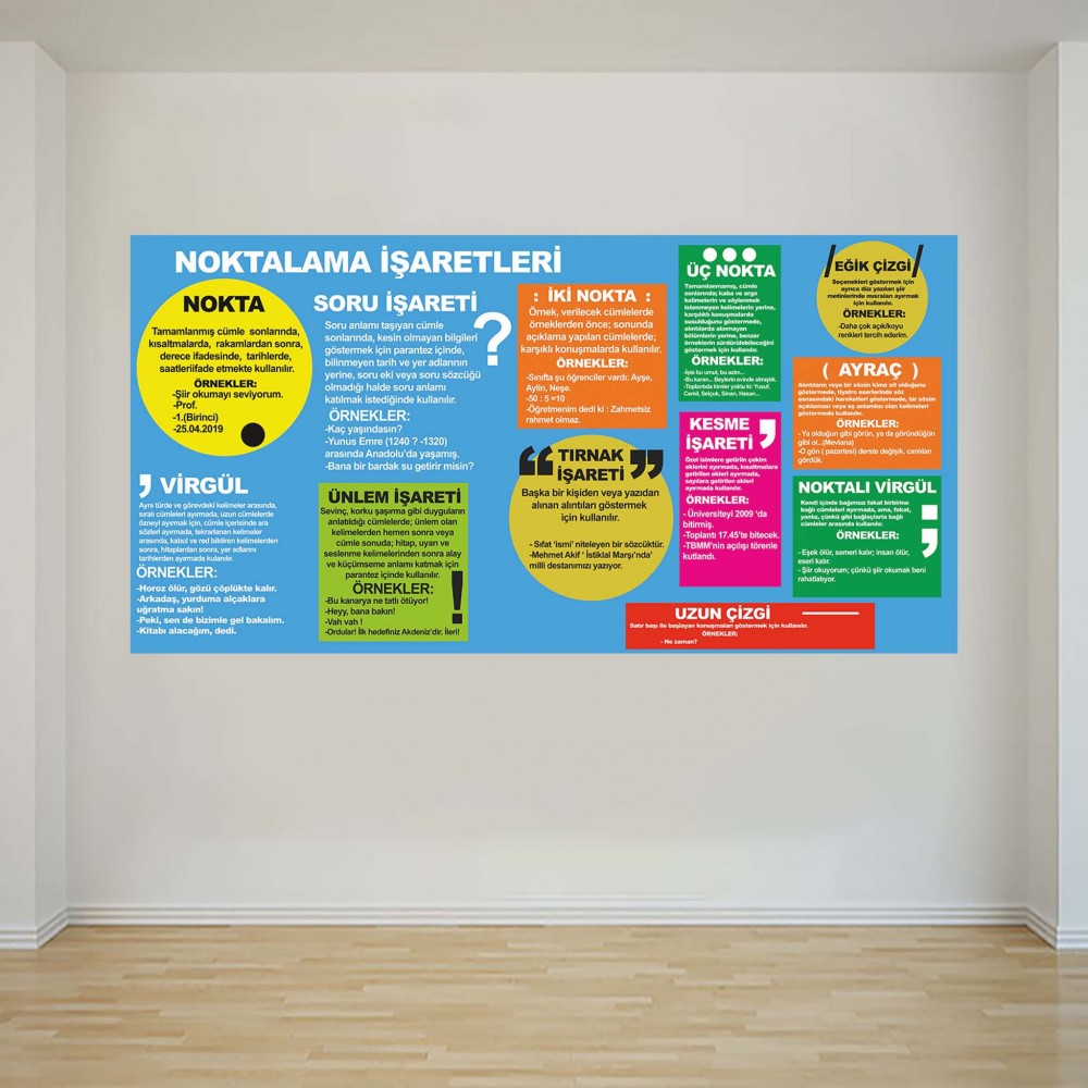 Noktalama İşaretleri - Okul Posteri - PO1026