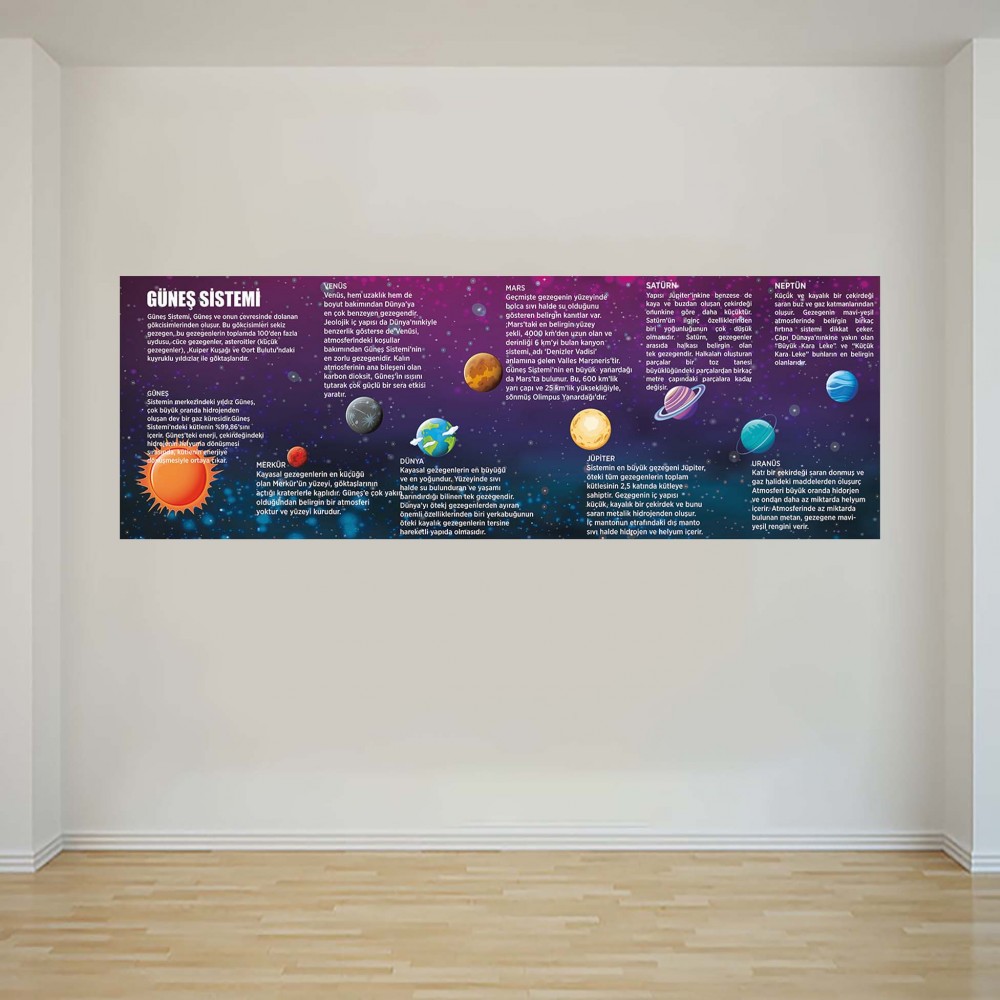Güneş Sistemi - Okul Posteri - PO1033