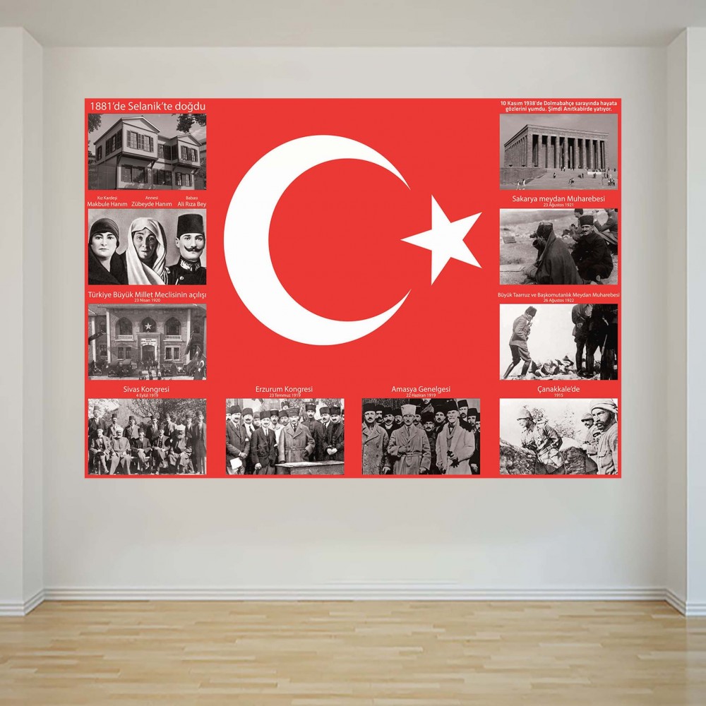 Milli Mücadele ve Atatürk - Okul Posteri - PO1046