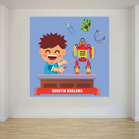 Robotik Kodlama - Okul Posteri - PO1052