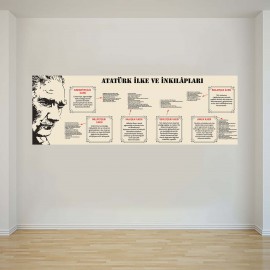 Atatürk İlke ve İnkılapları - Okul Posteri - PO1093
