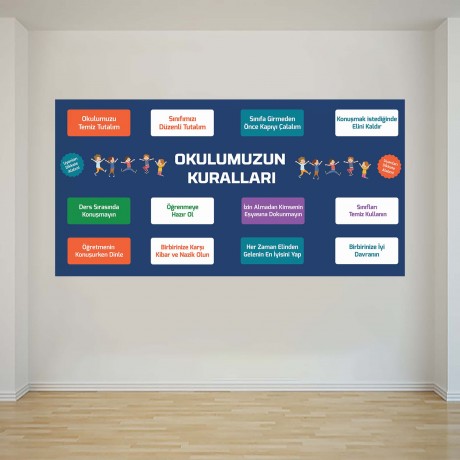 Okul Kuralları - Okul Posteri - PO1187