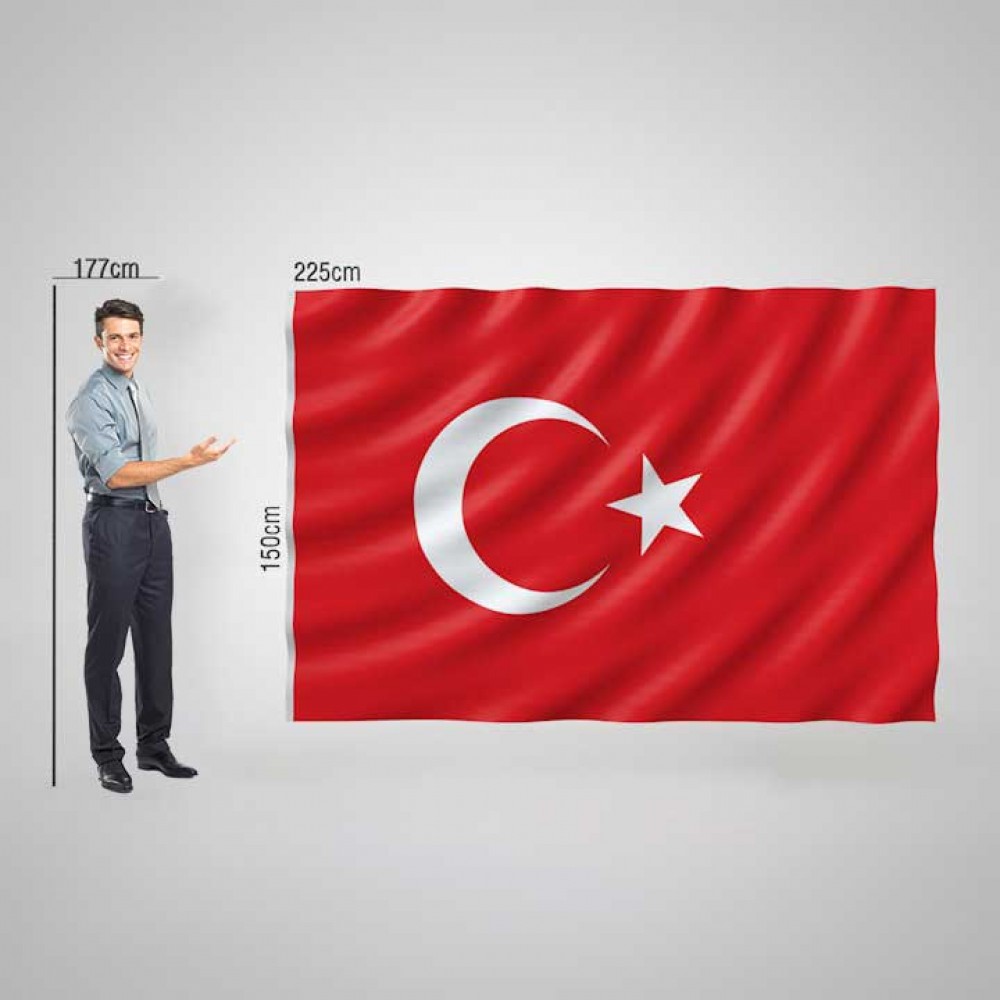 Türk Bayrağı 150 x 225 cm