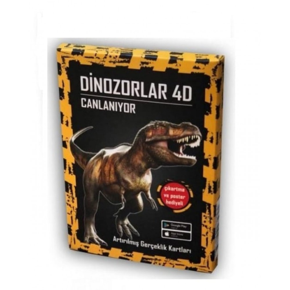 Dinozorlar 4D Artırılmış Gerçeklik Kartları