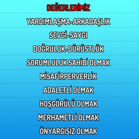 Değerlerimiz - Merdiven Giydirme - MG109