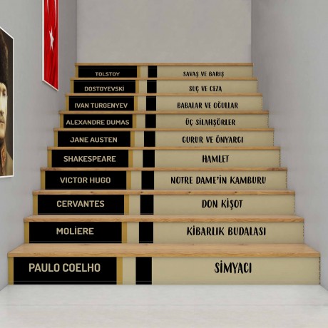 Yazar ve Kitapları - Merdiven Giydirme - MG297