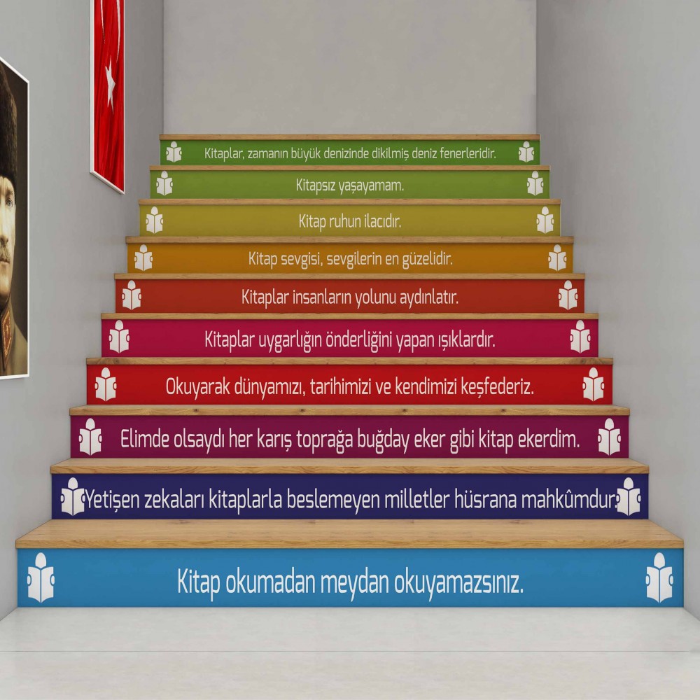 Kitap Okumak  - Merdiven Giydirme - MG314