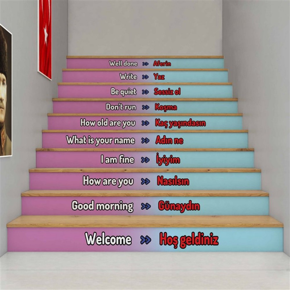 Merdiven Giydirme - İngilizce 3