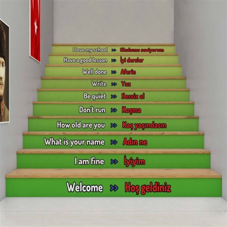 Merdiven Giydirme - İngilizce 4