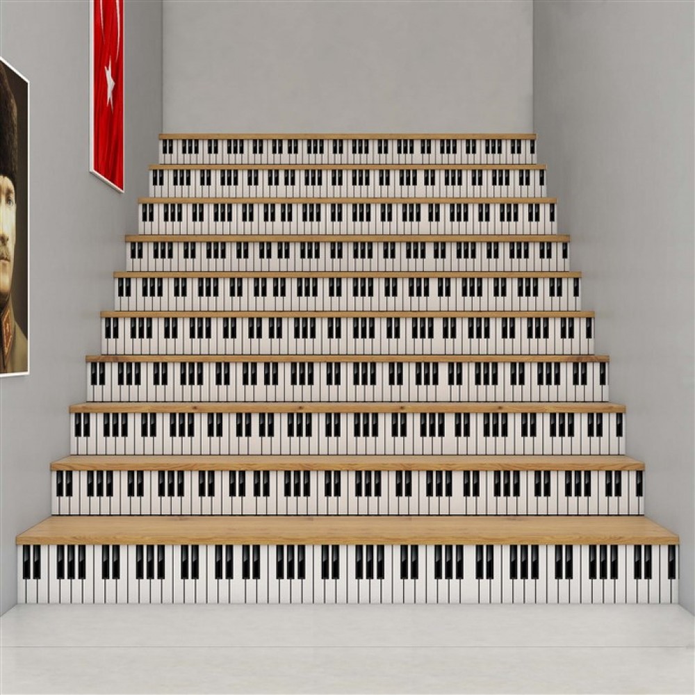Piyano - 3 Boyutlu Merdiven Giydirme - MG240