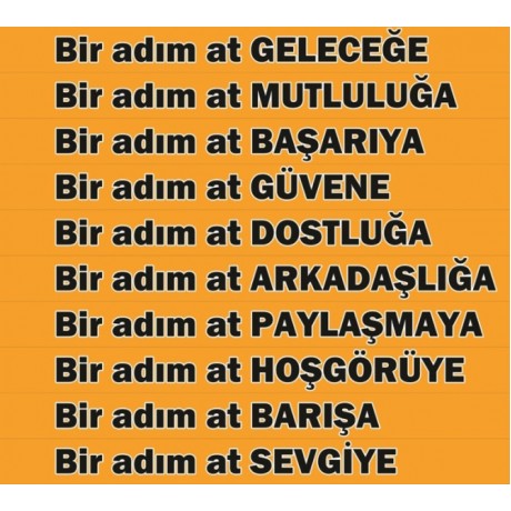 Bir Adım At - Merdiven Giydirme - MG122