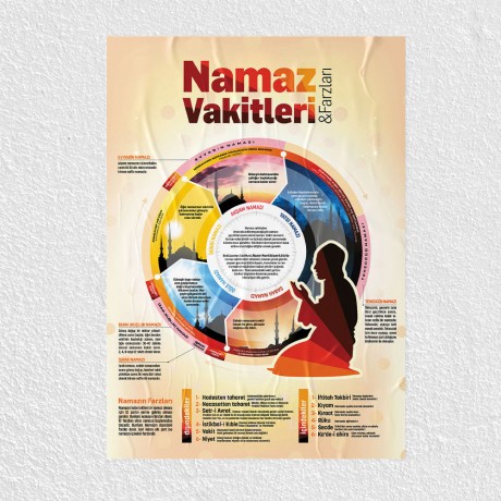 Namaz Vakitleri Posteri - PO134