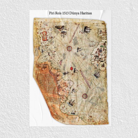 Piri Reis Haritası Posteri - PO143