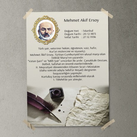 Mehmet Akif Ersoy Posteri - PO148