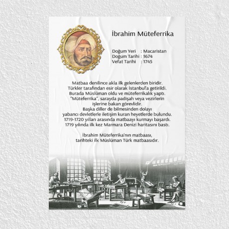 İbrahim Müteferrika Posteri - PO151