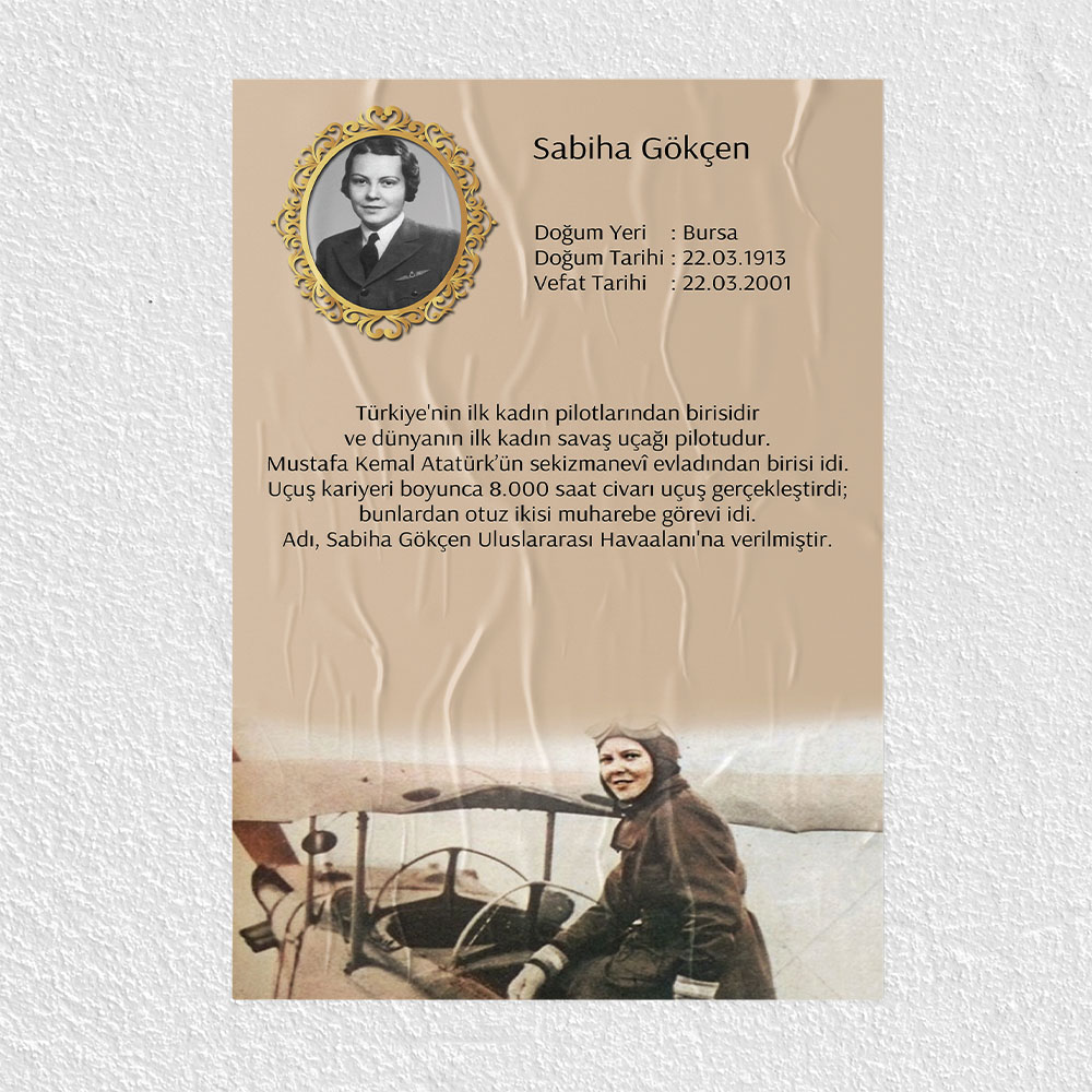 Sabiha Gökçen Posteri - PO155