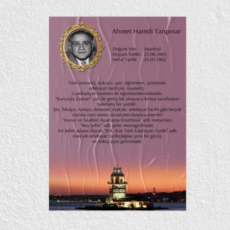 Ahmet Hamdi Tanpınar Posteri - PO156