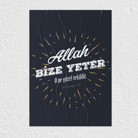 Allah Yeter Posteri - PO200