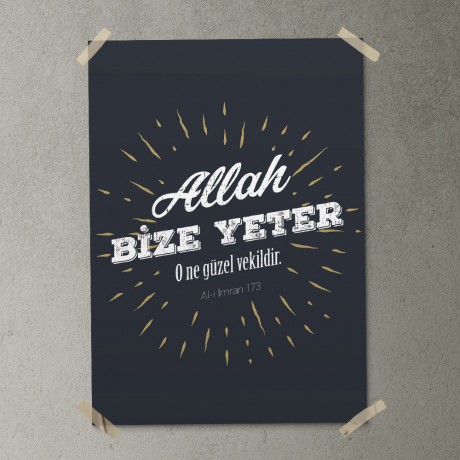 Allah Yeter Posteri - PO200