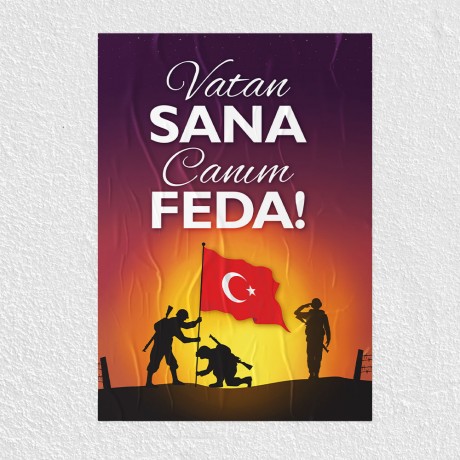 Vatan Sana Canım Feda Posteri - PO215