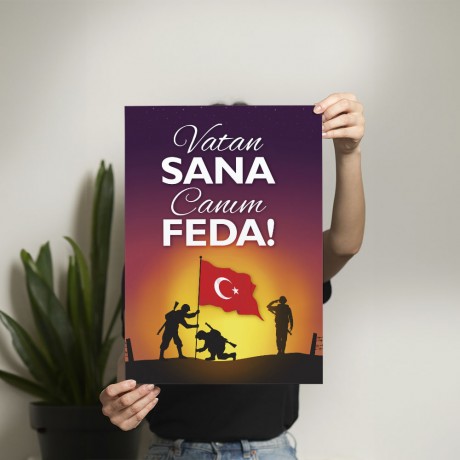 Vatan Sana Canım Feda Posteri - PO215