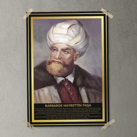 Barbaros Hayrettin Paşa Posteri  - PO248