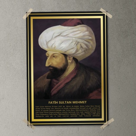 Fatih Sultan Mehmet Posteri - PO252