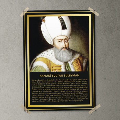 Kanuni Sultan Süleyman Posteri - PO255
