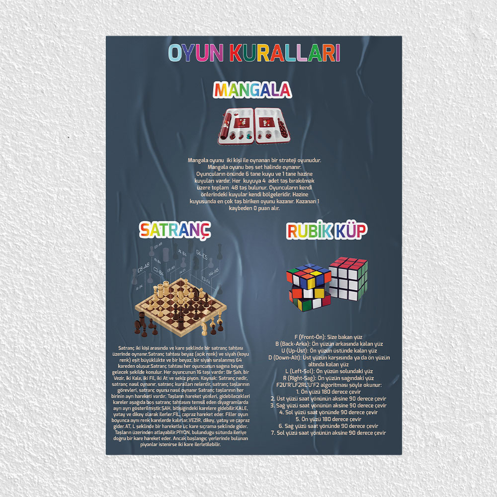 Oyun Kuralları Posteri - PO332