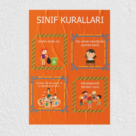 Sınıf Kuralları Posteri- PO336