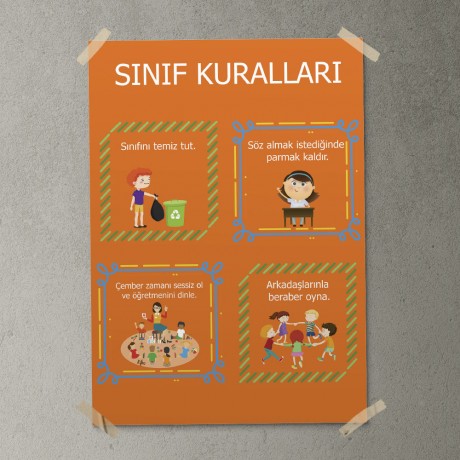 Sınıf Kuralları Posteri- PO336