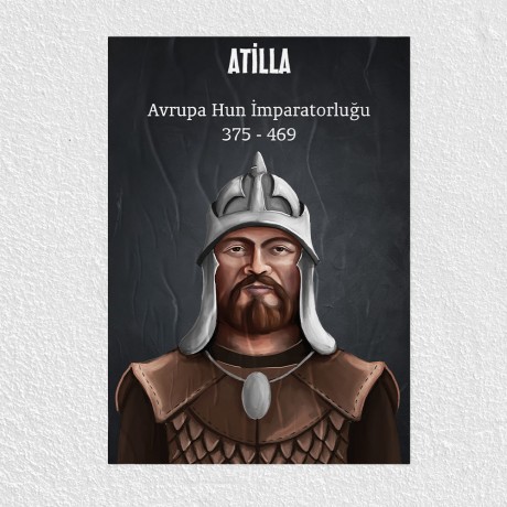 Avrupa Hun İmparatorluğu - Atilla Posteri - PO502