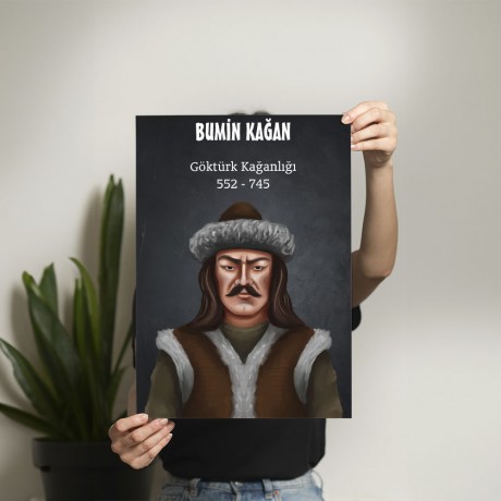 Göktürk Kağanlığı - Bumin Kağan Posteri - PO504