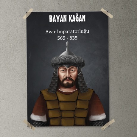 Avar İmparatorluğu - Bayan Kağan Posteri - PO505