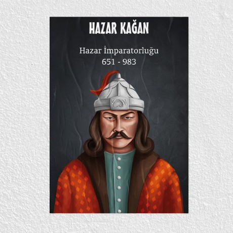 Hazar İmparatorluğu - Hazar Kağan Posteri - PO506