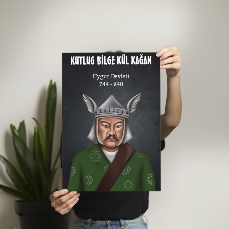 Uygur Devleti - Kutlug Bilge Kül Kağan Posteri - PO507