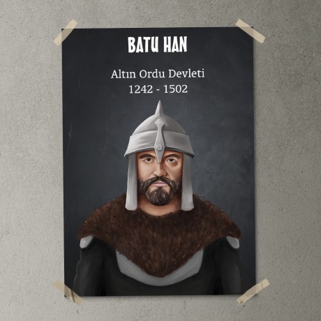 Altın Ordu Devleti - Batu Han Posteri - PO512