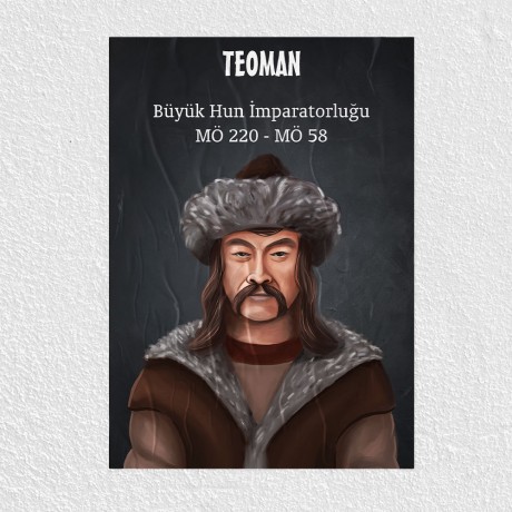 Büyük Hun İmparatorluğu - Teoman Posteri - PO516