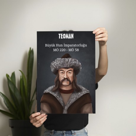Büyük Hun İmparatorluğu - Teoman Posteri - PO516