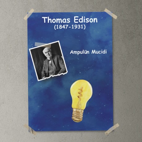 Thomas Edison Posteri - PO534